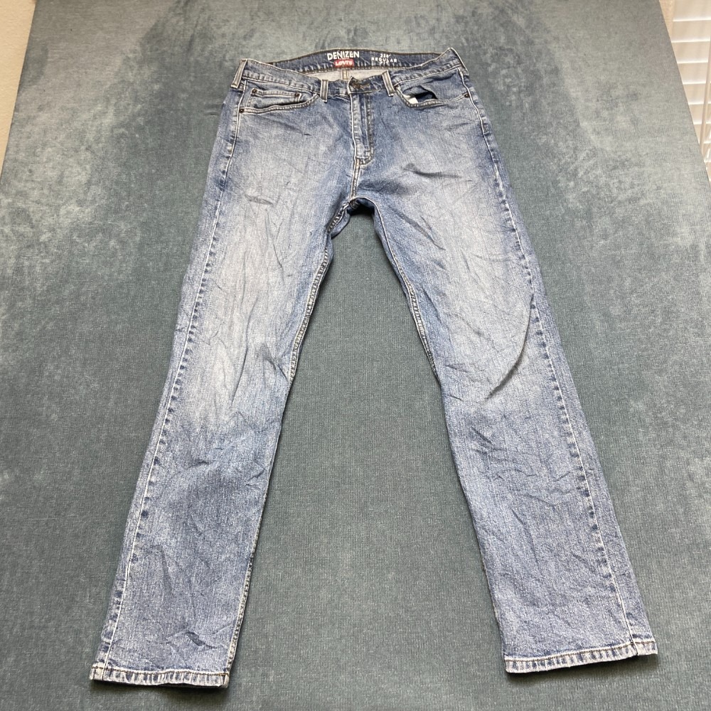 Vintage Denizen From Levi's 236 Jeans Mens 34x32 Blue Cotton Stretch Regular Fit